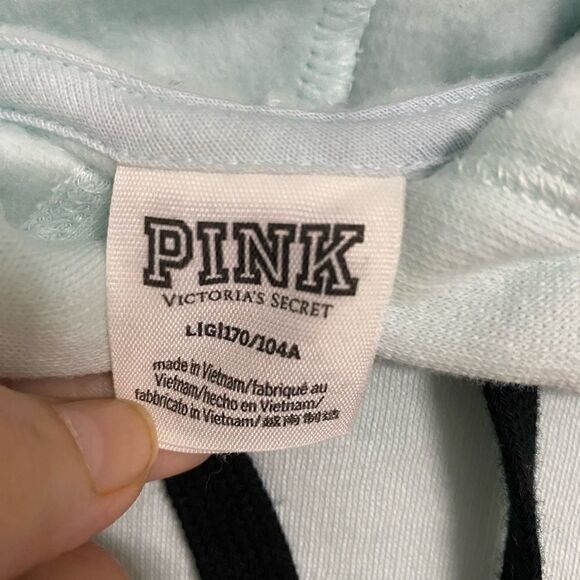 Pink Victoria’s Secret Women Fleece Women Hoodie Size L - Picture 5 of 6